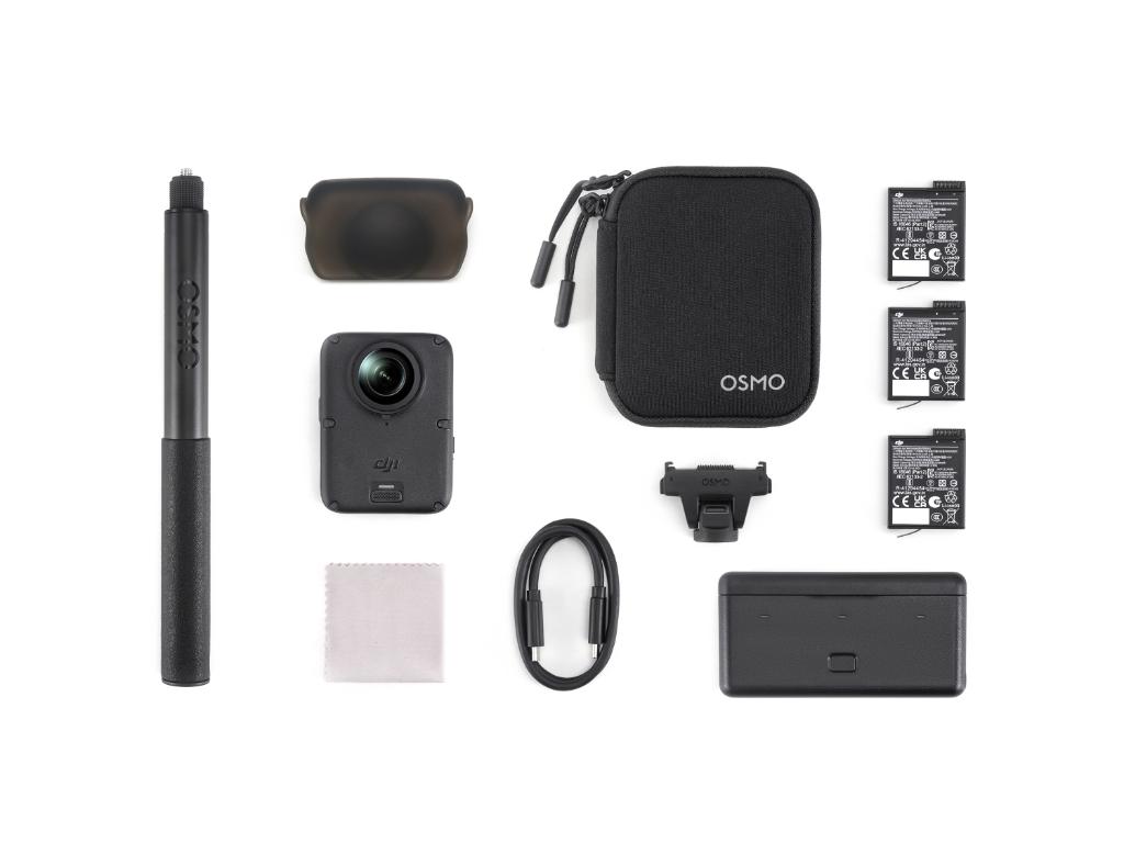 DJI Osmo 360 II Adventure Combo, Native 8K/60fps, 1 360 imaging, 105GB of built-in storage