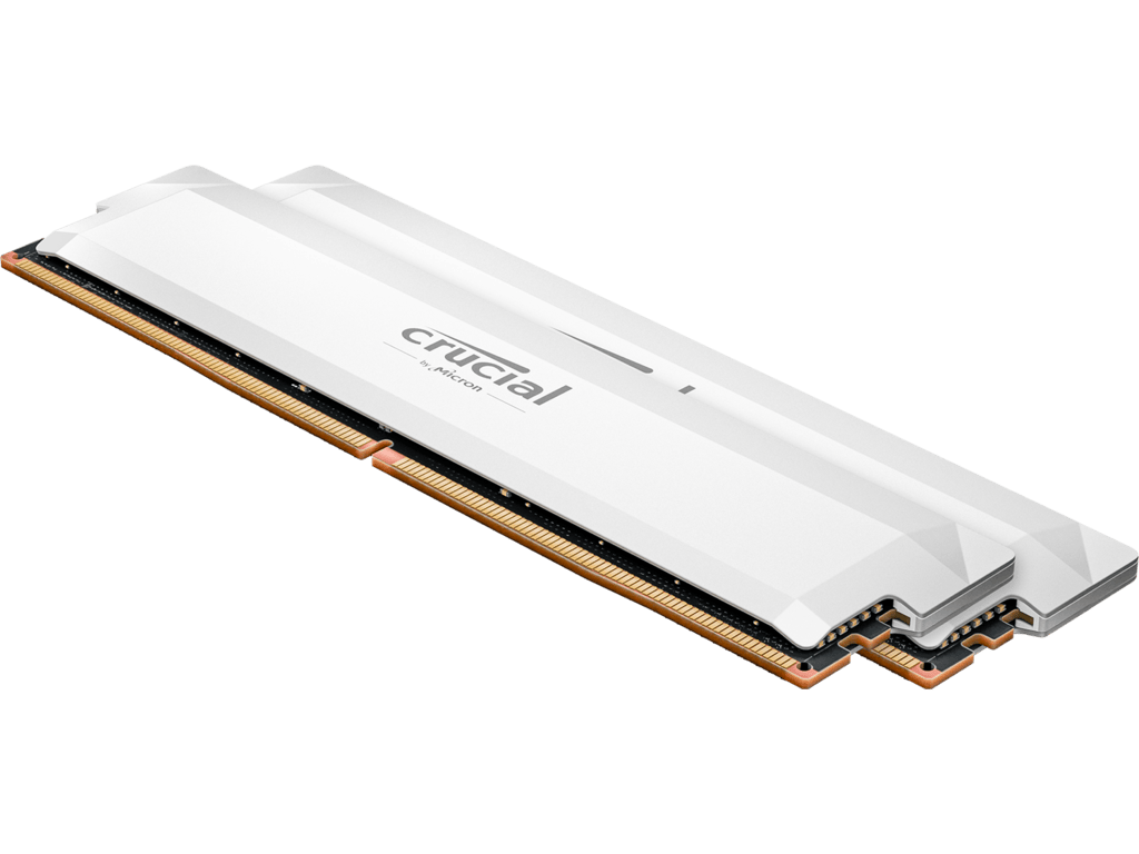 Crucial Pro DDR5-6000 64GB Kit2x32GB,OC Gaming White