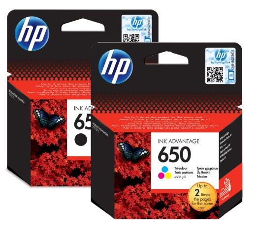 HP 650 Tri-color Ink Cartr. HP Deskjet Ink Advanta 2515,3515