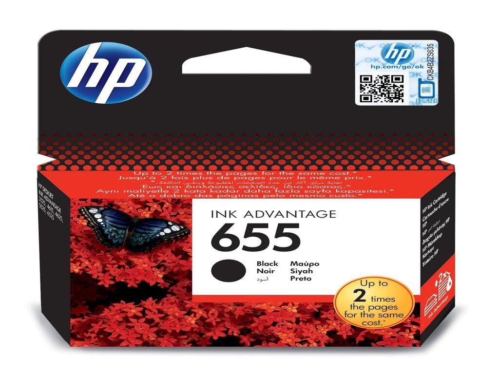 HP 655 Black Ink CartrHP Deskjet Ink Advantage 3525, 4615, 4625, 5525, 6525 e-All-in-One