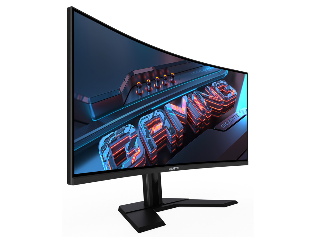 Gigabyte Monitor G34WQCP34" VA 1500R, 3440x1440, 350cd180Hz, 1ms, 2xHDMI, 2xDP, Height