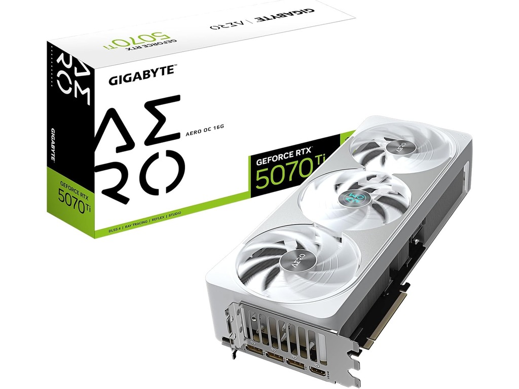 Gigabyte 5070 Ti Aero OC 16G16GB GDDR7, 256-bit,3x DP, 1x HDMI