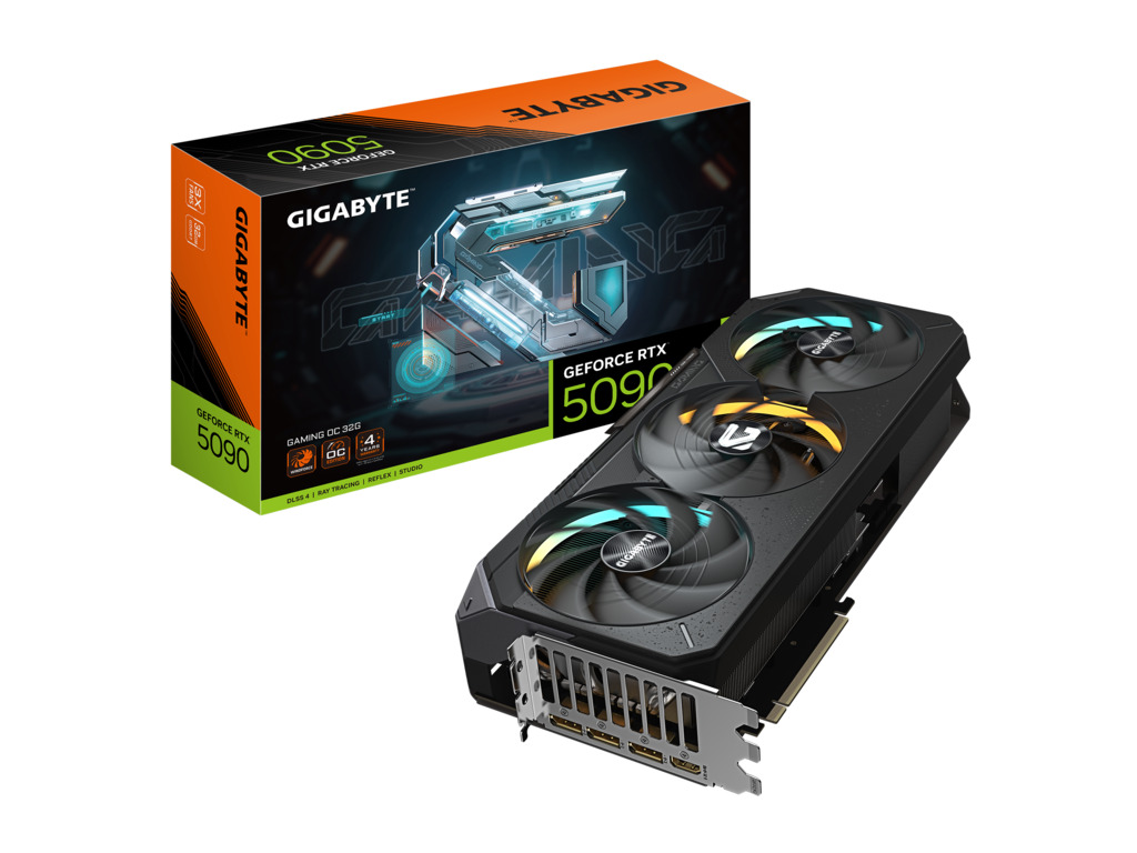 Gigabyte 5090 Gaming OC 32GB32GB GDDR7, 512-bit3x DP, 1xHDMI