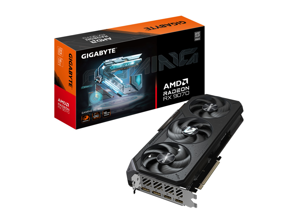 Gigabyte RX 9070 Gaming 16GB 16GB GDDR6, 256bit 2xHDMI, 2xDP
