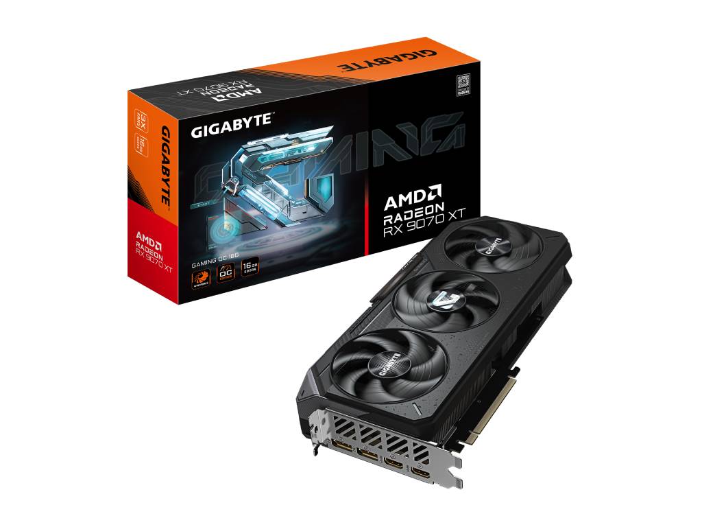 GIGABYTE VGA Radeon RX 9070 XT GAMING OC 16GB GDDR6, 256 bit, DP*2(2.1)/HDMI*2(2.1)