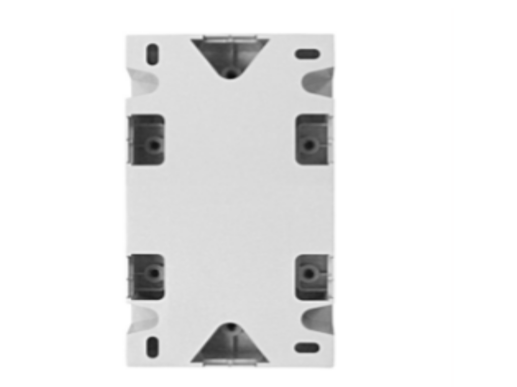 Schrack TOOLLESS LINE-45x45, nazidna kutija 4M, za utičnice, 81x148x42mm