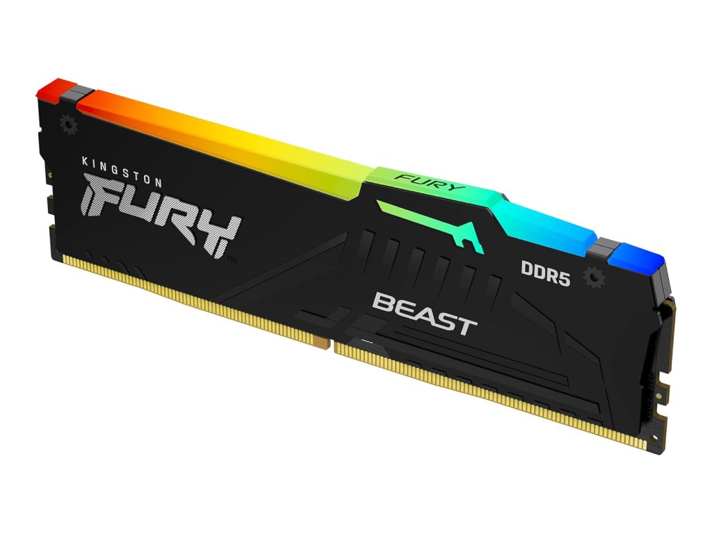 KINGSTON FURY Beast RGB 32GB DDR5 5600MT/s, 1.25V, CL36, INTEL XMP 3.0, AMD EXPO v1.1
