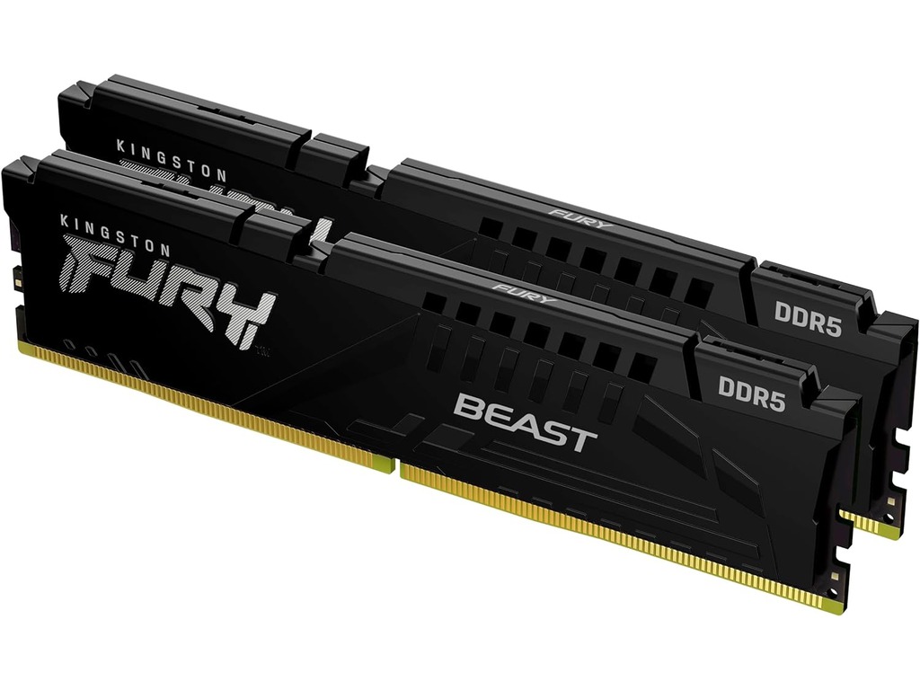 Kingston 32GB 6000MHz DDR5 Fury Beast (2x16GB), CL36 EXPO & XMP 3.0