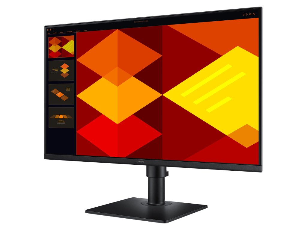SAMSUNG Essential IPS Monitor S4, 23.8", FHD 1920 x 1080, 100Hz, 5 ms, DP/HDMI*2/USB Hub, HAS, PIVOT