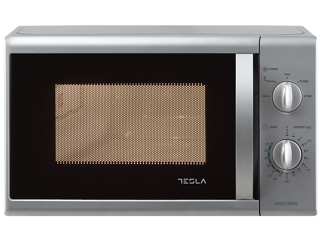 Tesla MW2030MS mikrotalasna pećnica, mehaničke komande, 20l, 700W, tajmer, silver