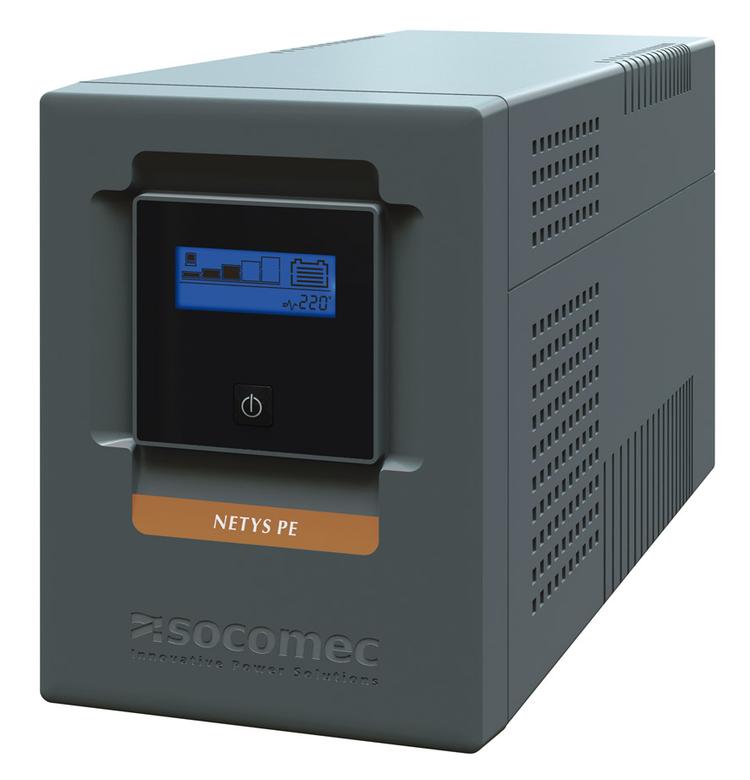 Socomec UPS NeTYS PE 1500VA/900W 230V 50/60Hz, AVR, RJ45, USB, LCD, Line interactive, Step wave