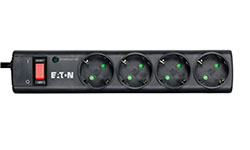 Eaton Protection Strip 4 DIN, 10A, produžni-napojni panel Input: Schuko, Outputs: 4xSchuko
