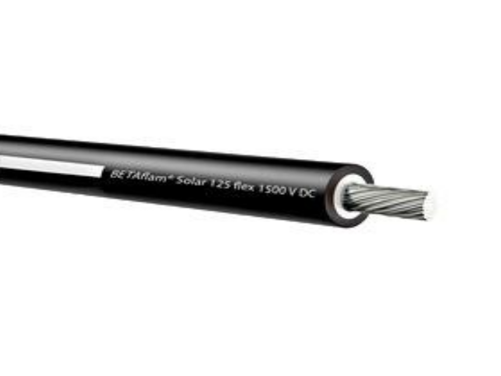 FN Solarni kabl 1x6mm2, crno/bijeli, jednožilni EN CPR BETAflam (pak.100m) Schrack