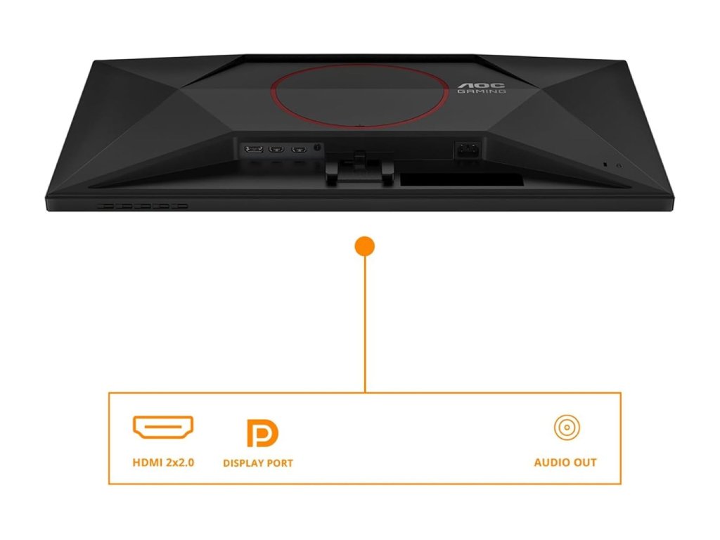 AOC Gaming Monitor Q27G42XE, 27" QHD 2560x1440, 180Hz, 0.5 ms, 1000:1, DP/HDMI*2, Tilt, 2W x 2