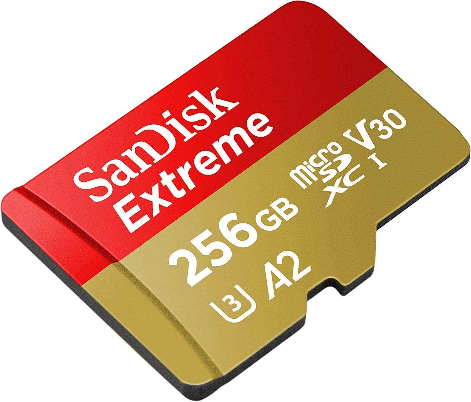 SanDisk Extreme microSDXC 256GB + SD adapter, up to Read/Write(MB/s): 190/130, A2, C10, V30,UHS-I,U3
