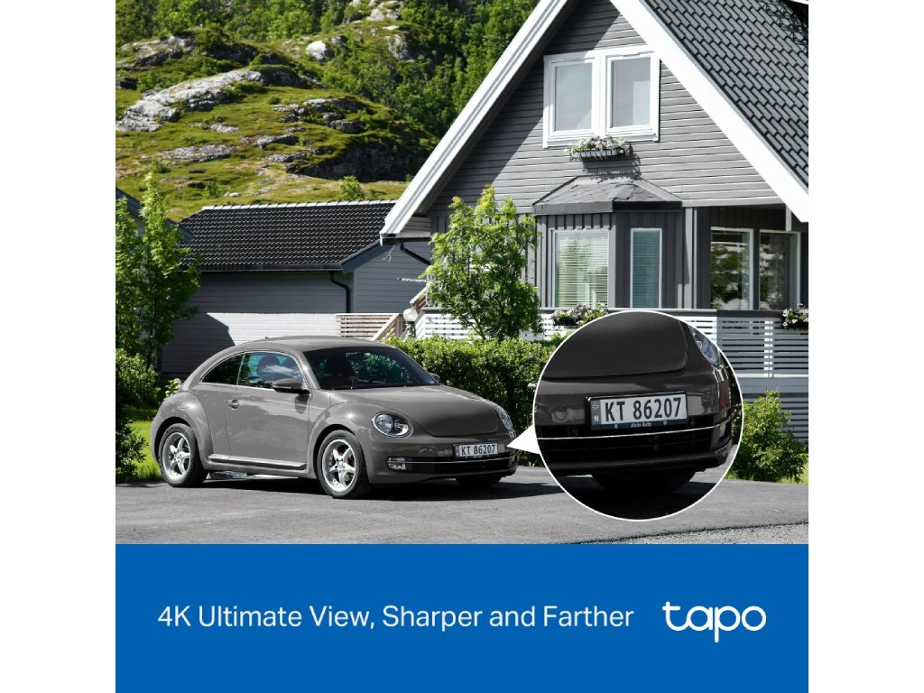TP-LINK TAPO C660 KIT Ultra 4K Solar-Powered Pan/Tilt Security Camera Kit, 360 AI Tracking