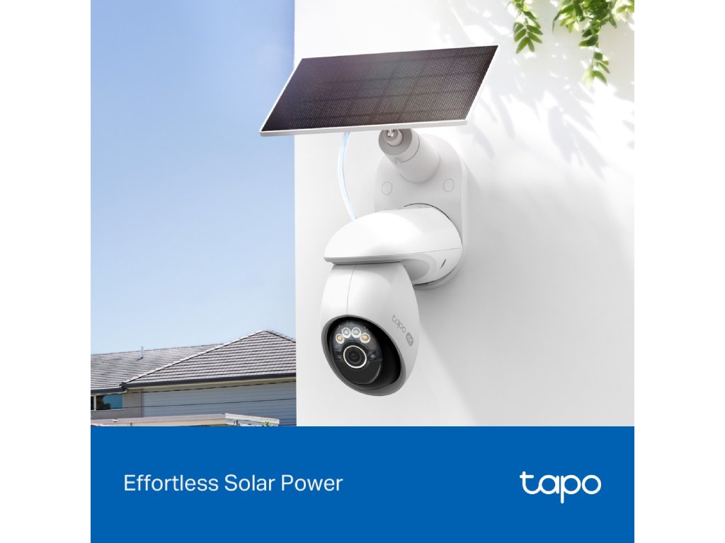 TP-LINK TAPO C660 KIT Ultra 4K Solar-Powered Pan/Tilt Security Camera Kit, 360 AI Tracking