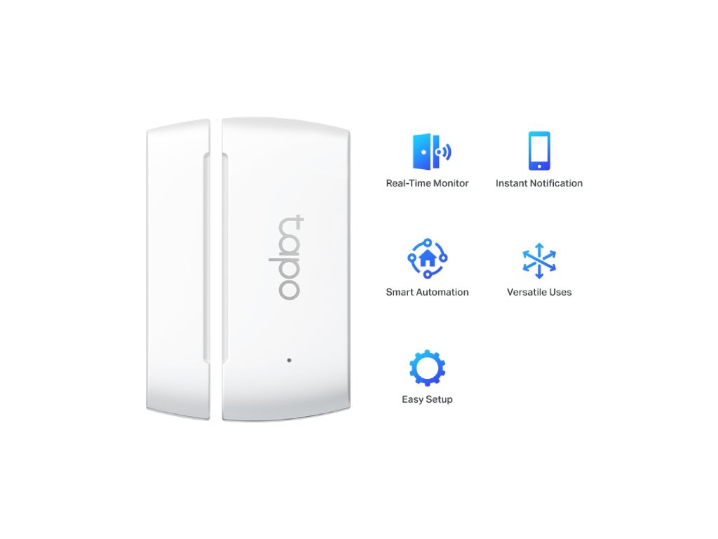 TP-LINK TAPO T110 Smart Contact Sensor, Window/Door Safeguard, Instant App Notification