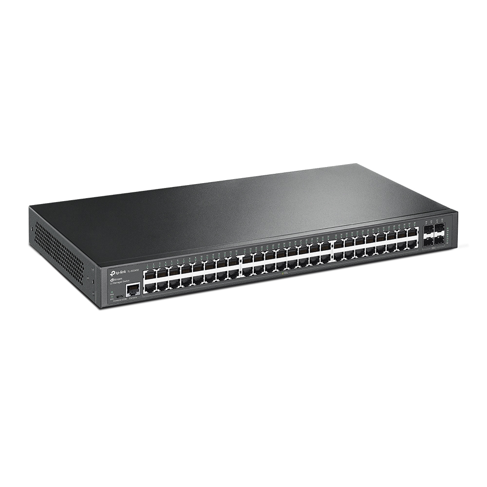 TP-LINK TL-SG3452 JetStream 48-Port Gigabit L2 Managed Switch with 4 SFP Slots