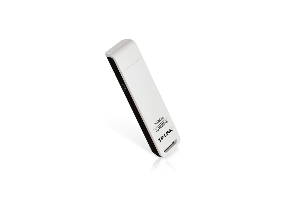 TP-LINK TL-WN821N Wi-Fi USB Adapter 300Mbps, 1xUSB 2.0, WPS dugme, 2xinterna antena