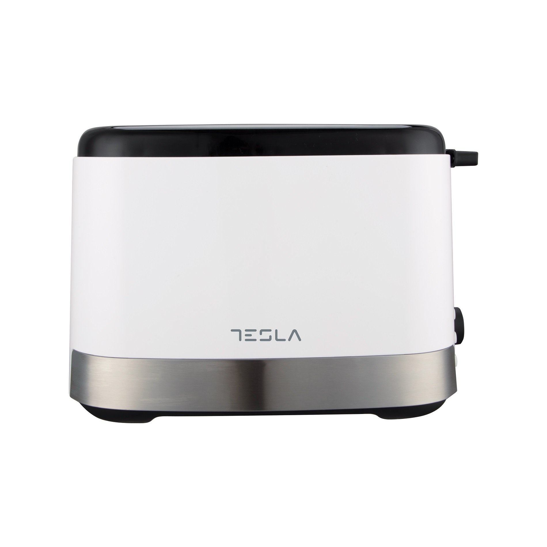 Tesla TS300BWX Toster, 800W, 2 kriške, auto pop-up, skriveni kabl, bijeli-inox-crni