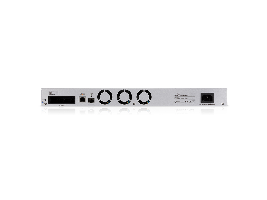 UBIQUITI UniFi Network Video Recorder, 4*2.5/3.5" HDD bays, 10G SFP+ port, GbE RJ45 port