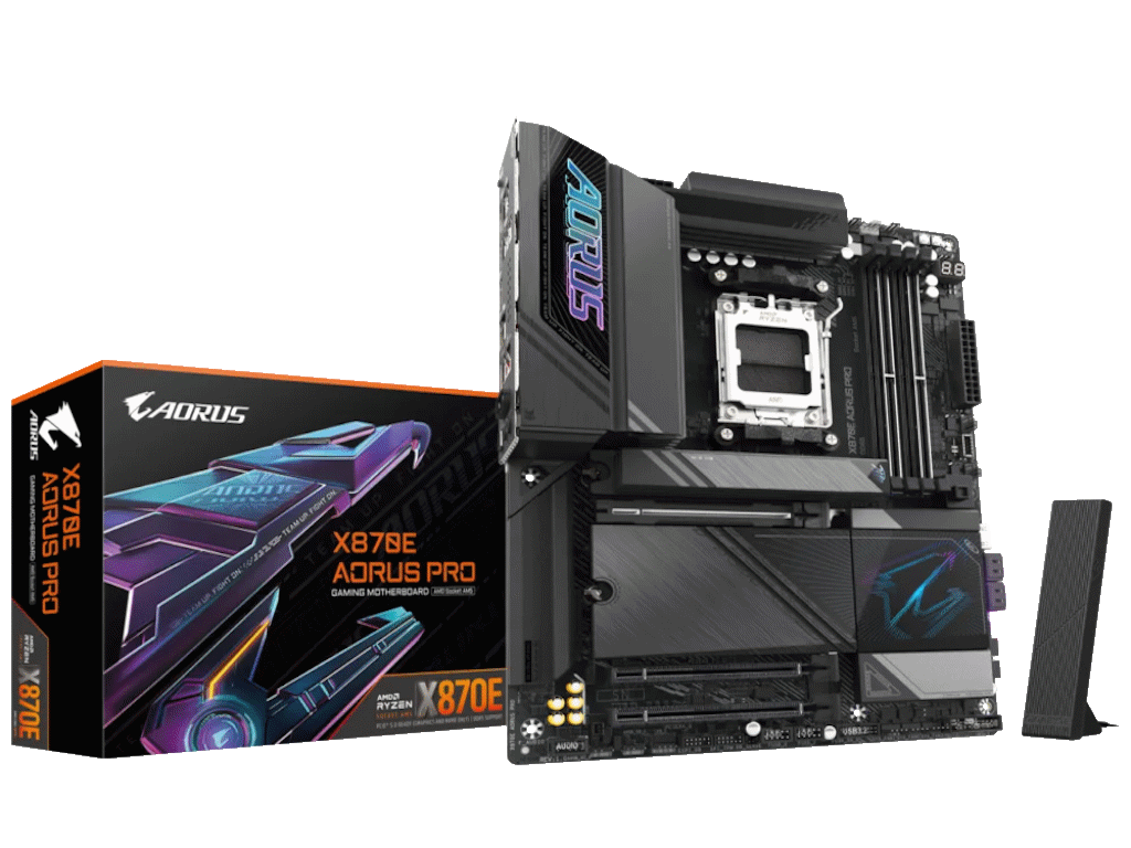 Gigabyte MB X870E AORUS PRO AM5, 4x DDR5, 4x M.2, 4xSATA 2x HDMI, 10x USB, ATX slika 4